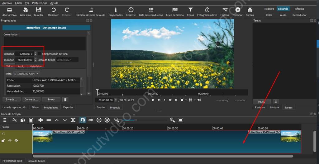 Paso 4 - Modificar velocidad