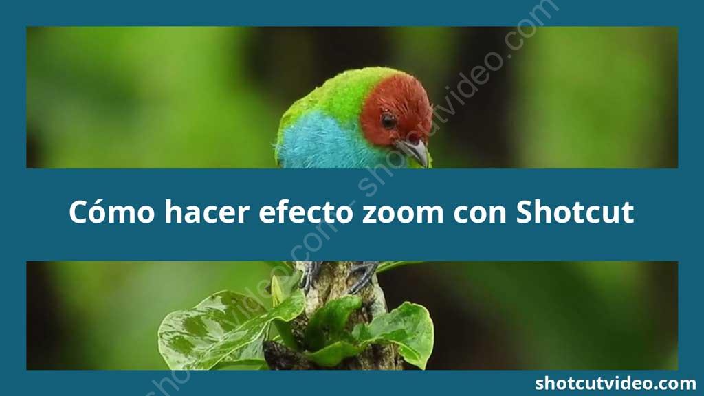 Como hacer efecto zoom en shotcut