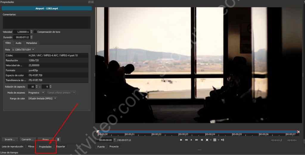 loop con shotcut - 2 ver propiedades