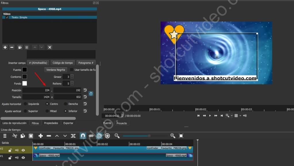 Segundo fotograma clave